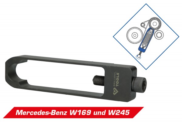 Brilliant Tools Keilrippenriemen-Spannelement für Mercedes-Benz W169 und W245 - BT571016