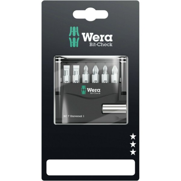 Wera Bit-Check 7 Universal 1 SB, 7-teilig