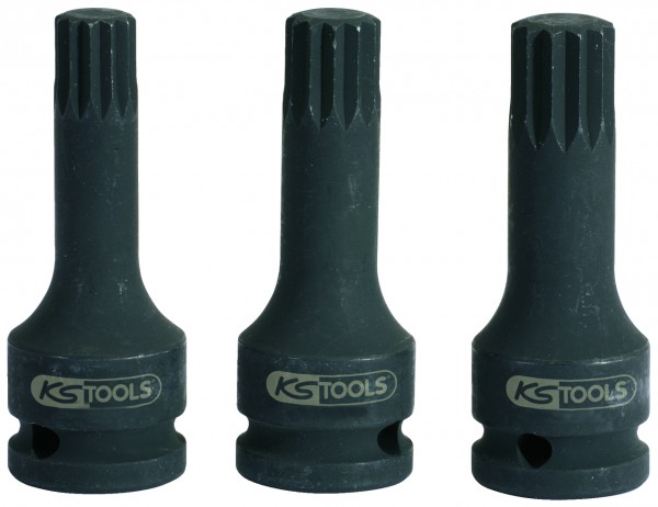 KS Tools 1/2" Kraft-Bit-Stecknuss XZN,lang