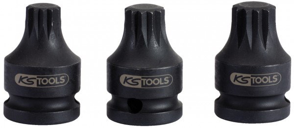 KS Tools 1/2" Kraft-Bit-Stecknuss XZN,kurz
