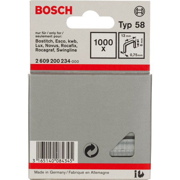 Bosch Feindrahtklammer Typ 63, 13mm breit