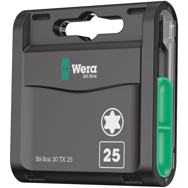 Wera Bit-Box 20 TX, TX 25 x 25 mm, 20-teilig