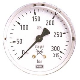 ELMAG Flaschendruckmanometer (Sauerstoff)