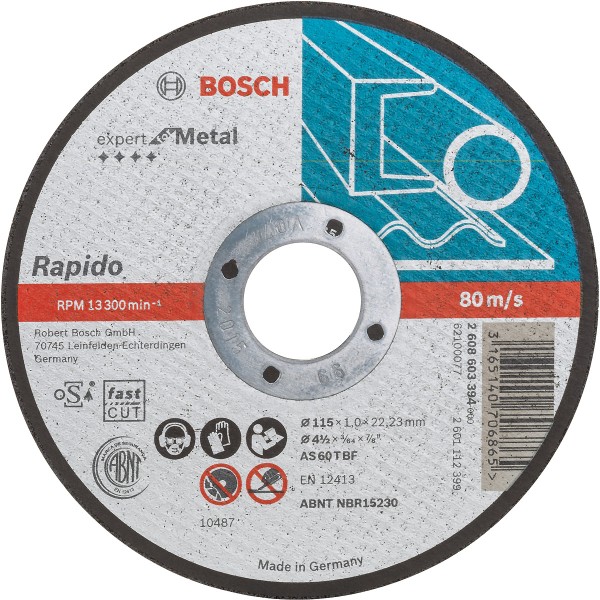 Bosch Trennscheibe gerade Expert for Metal, Rapido AS 60 T BF
