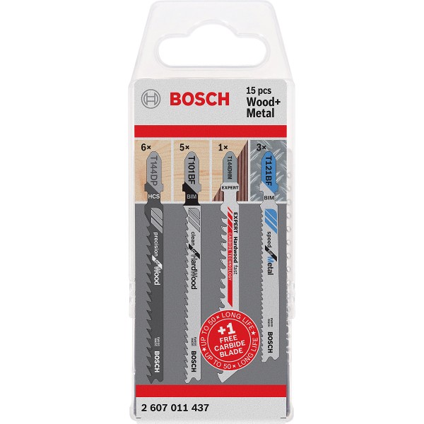 Bosch JSB, Wood and Metal, 15er-Pack