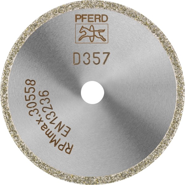 PFERD Diamant-Trennscheibe D1A1R durchgängiger Belag für GFK/CFK