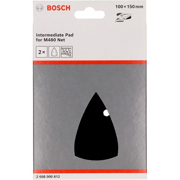 Bosch Pad Saver, gelocht, 100x150mm