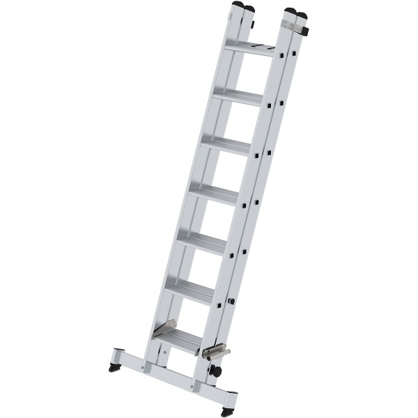 Stufen-Schiebeleiter 2-teilig mit nivello®-Traverse