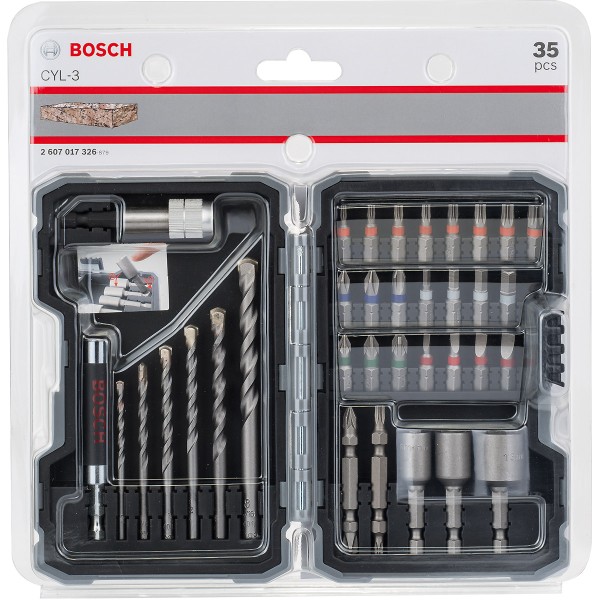 Bosch Bohrer- und Schrauber Set PRO Beton, 35-teilig