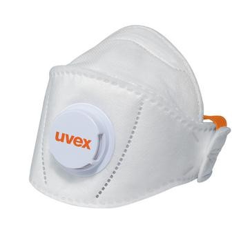 uvex silv-Air premium 5210+ Atemschutzmaske FFP2 mit Ausatemventil Retailverpackung - Inhalt: 3 Stüc