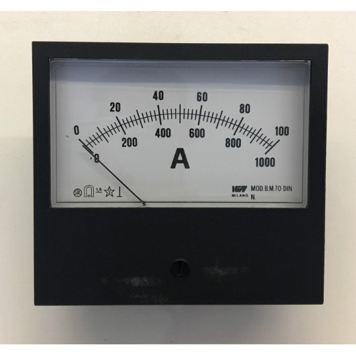 ELMAG Amperemeter 0-100A 95x85mm