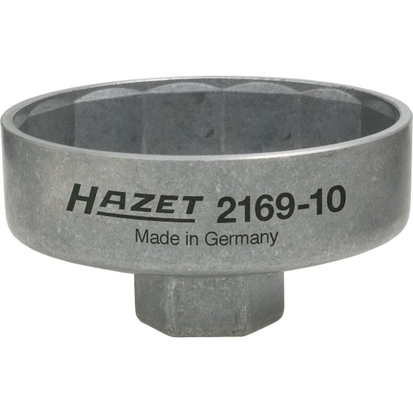 HAZET Ölfilter-Schlüssel Vierkant 10 mm (3/8 Zoll) Außen 14-kant für Mazda 3