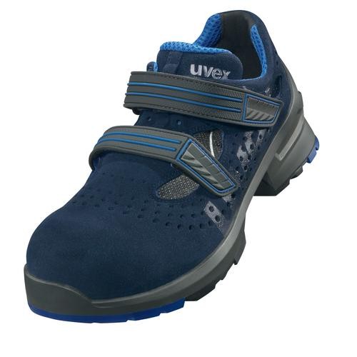 uvex 1 Sicherheitsschuh S1 Sandale blau