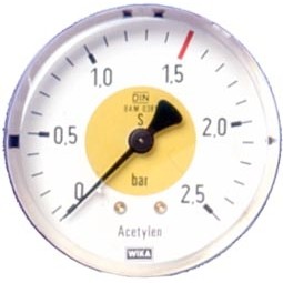 ELMAG Arbeitsdruckmanometer (Azetylen)