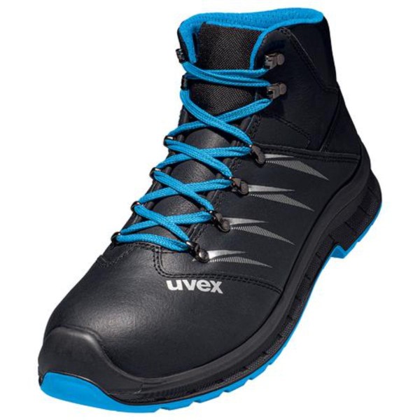 uvex 2 Sicherheitsschuh trend Stiefel S3, blau/schwarz