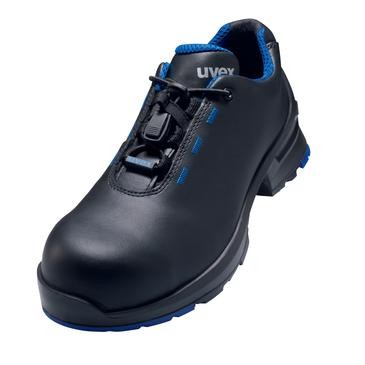 uvex 1 Sicherheitsschuh S3 Halbschuh Leder schwarz/blau