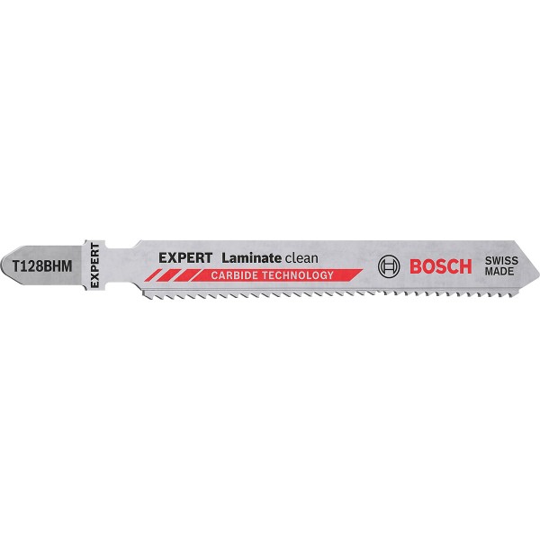 Bosch EXPERT ‘Laminate Clean’ T128 BHM Stichsägeblatt, 3 Stück
