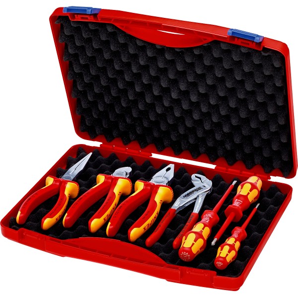 KNIPEX Werkzeug-Box RED Elektro Set 2 340 mm