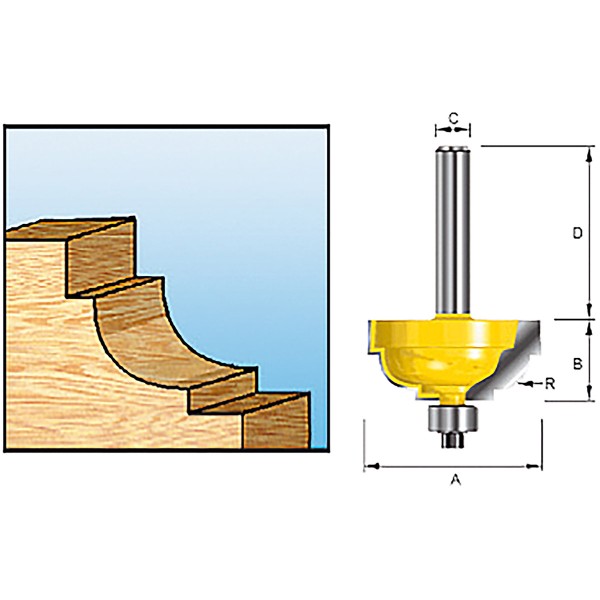 Makita Fräser Profil 6mm - D-09553