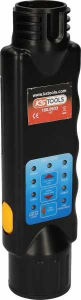 KS Tools 12V Zugwagentester - Prüfgerät für Anhängersteckdosen 13-polig