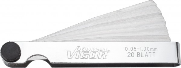 VIGOR Fühlerlehren Satz, V1714, 0,05  1,00 mm