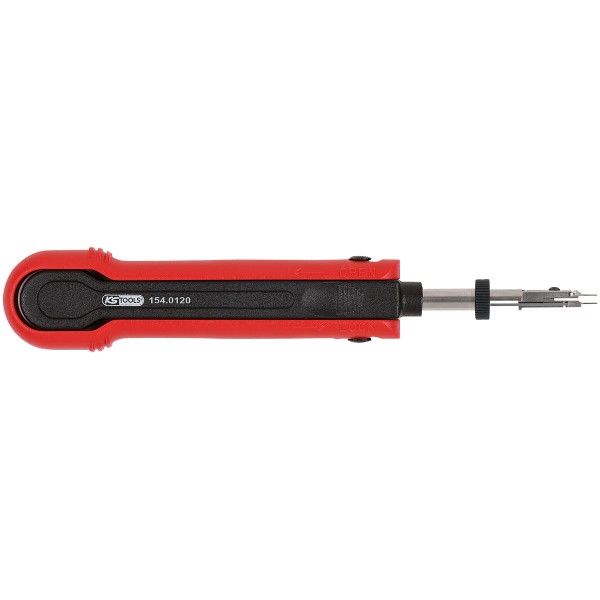 KS Tools Entriegelungswerkzeug für Flachstecker/Flachsteckhülsen 2,8 mm (KOSTAL SLK), 2-fach verstel