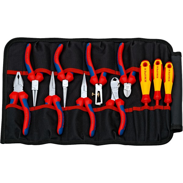 KNIPEX Werkzeug-Rolltasche 11-teilig 289 mm