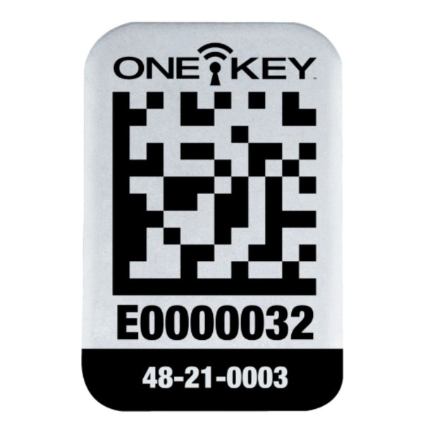 Milwaukee AIDT QR-Code Sticker für Metall-Oberfläche