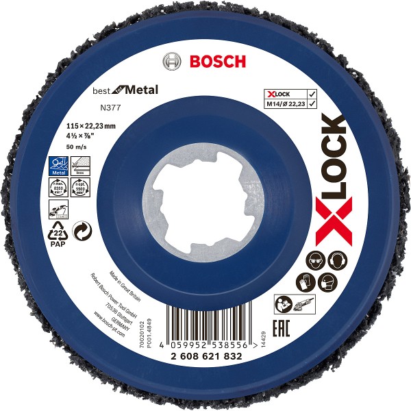 Bosch X-LOCK N377 Reinigungssch. Metall, X-LOCK, SiC