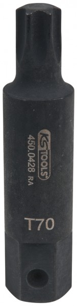 KS Tools Kraft-Biteinsatz für Torx-Schrauben L=107mm, T70