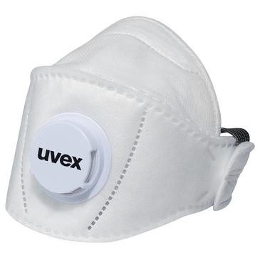 uvex silv-Air premium 5310+ Atemschutzmaske FFP3 mit Ausatemventil Retailverpackung - Inhalt: 2 Stü