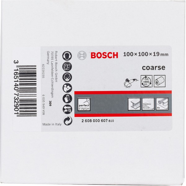 Bosch Vliesschleifwalze für Satinierer, Aufnahme 19 mm Ø 100 mm