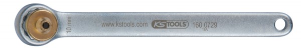 KS Tools Bremsen-Entlüftungsschlüssel, extra kurz, 10 mm, gold