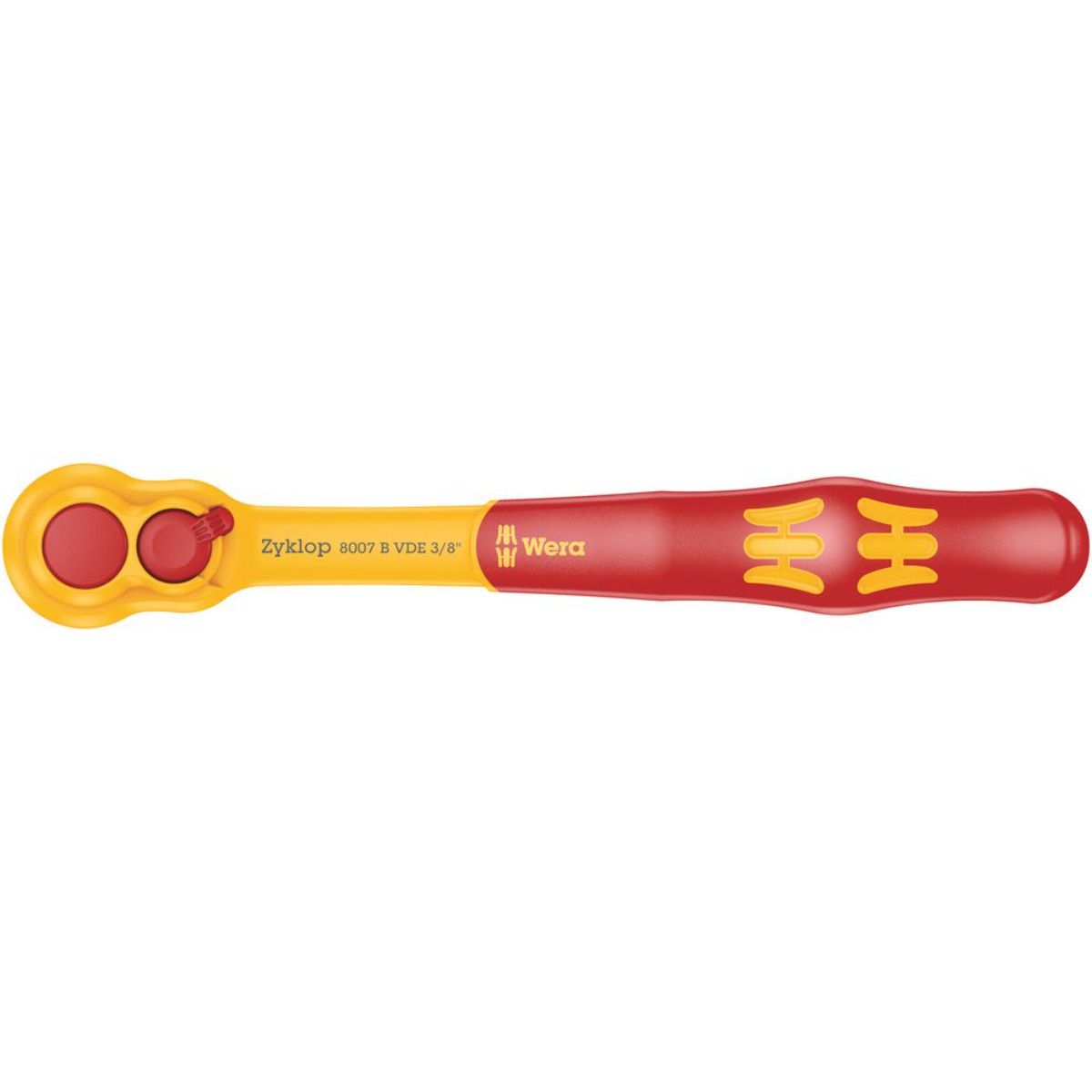 Wera 8100 SB VDE 1 Zyklop Knarrensatz, isoliert, Umschalthebel, 3/8