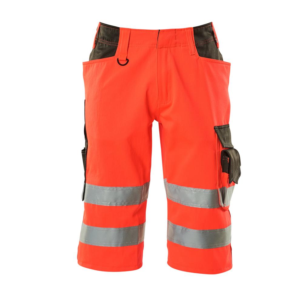 MASCOT Luton Shorts, lang SAFE SUPREME | Hi-vis Rot / Dunkelanthrazit ...